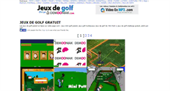 Desktop Screenshot of jeux-de-golf.demooniak.com