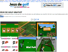 Tablet Screenshot of jeux-de-golf.demooniak.com