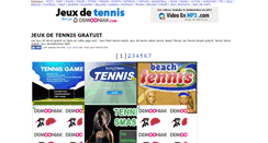 Desktop Screenshot of jeux-de-tennis.demooniak.com