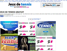 Tablet Screenshot of jeux-de-tennis.demooniak.com