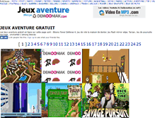 Tablet Screenshot of jeux-aventure.demooniak.com