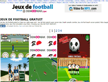 Tablet Screenshot of jeux-de-football.demooniak.com