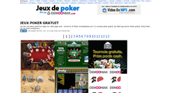 Desktop Screenshot of jeux-de-poker.demooniak.com