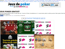Tablet Screenshot of jeux-de-poker.demooniak.com