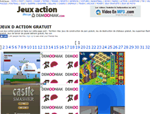 Tablet Screenshot of jeux-action.demooniak.com