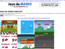 Tablet Screenshot of jeux-de-mario.demooniak.com