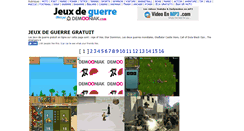 Desktop Screenshot of jeux-de-guerre.demooniak.com