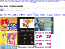 Tablet Screenshot of jeux-gratuit.demooniak.com