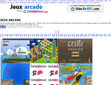 Tablet Screenshot of jeux-arcade.demooniak.com