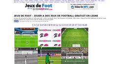 Desktop Screenshot of jeux-de-foot.demooniak.com