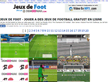 Tablet Screenshot of jeux-de-foot.demooniak.com